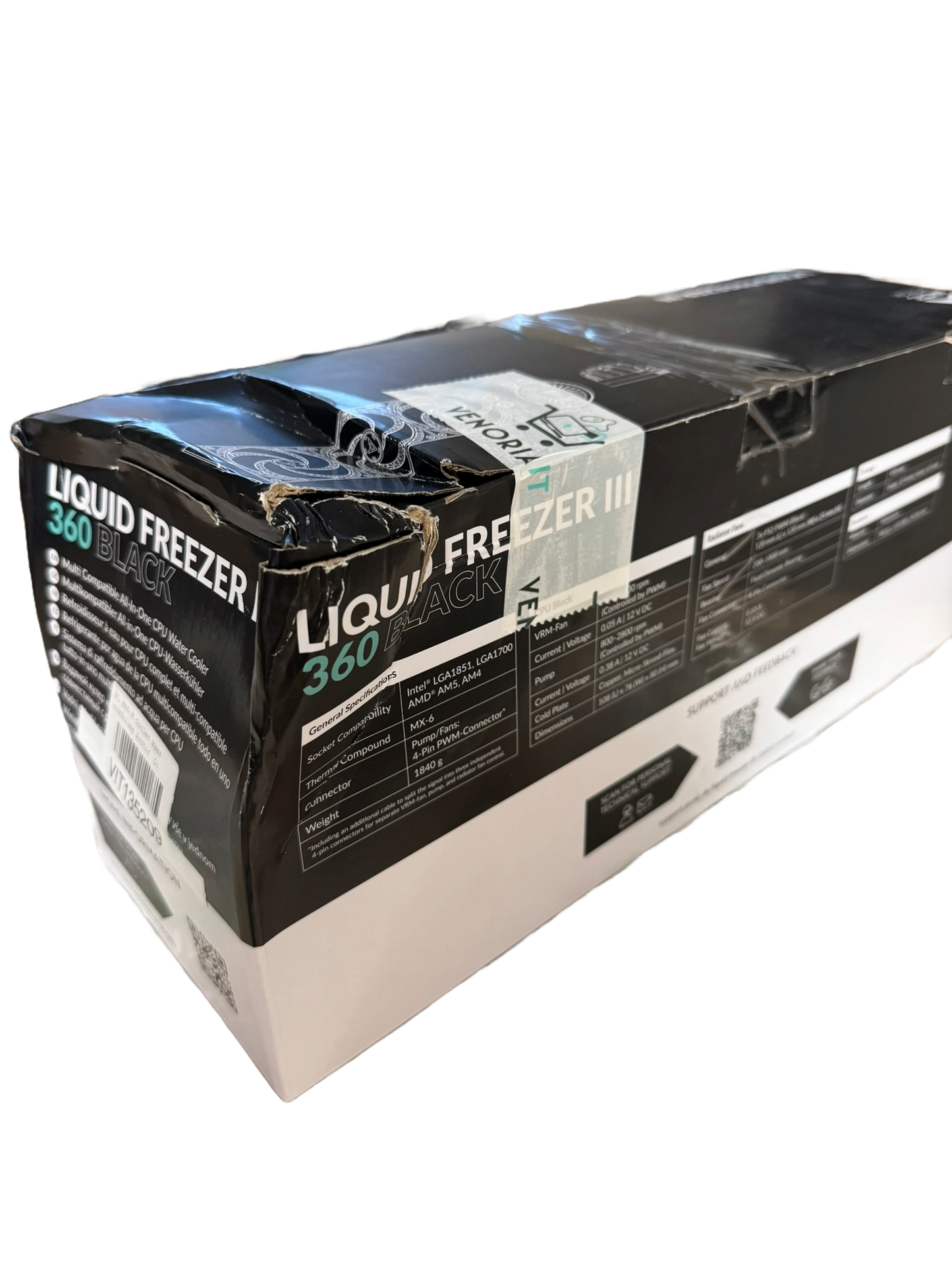 Arctic Liquid Freezer III 360 Black Wasserkühlung (B-Ware)